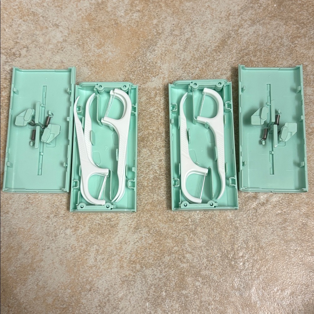 Travel Floss one pack of 10, one pack of 8